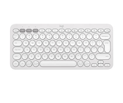 Klawiatura LOGITECH K380s Pebble Keys 2 biały 920-011852